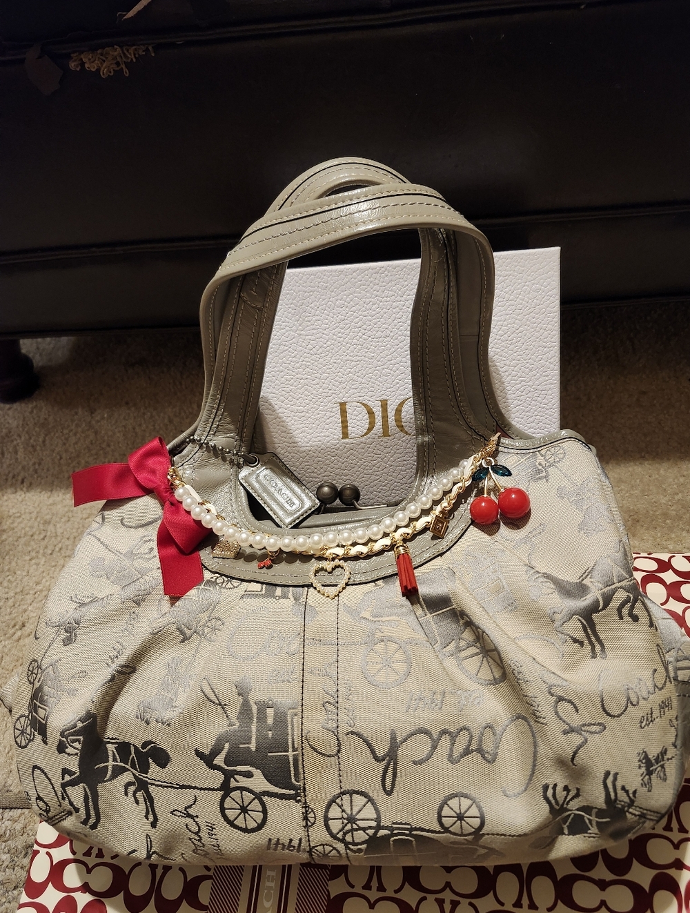 COACH HORSE & CARRIAGE  HOBO VINTAGE Y2K SHOULDER/HAND BAG